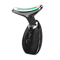 7-Color Microcurrent Facial Massager – Skin Firming & Acne Beauty Device