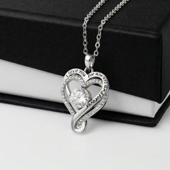 "Love You Always" Heart Necklace - For the Woman Who Means Everything
