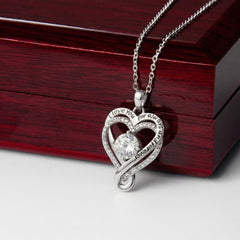 "Love You Always" Heart Necklace - For the Woman Who Means Everything